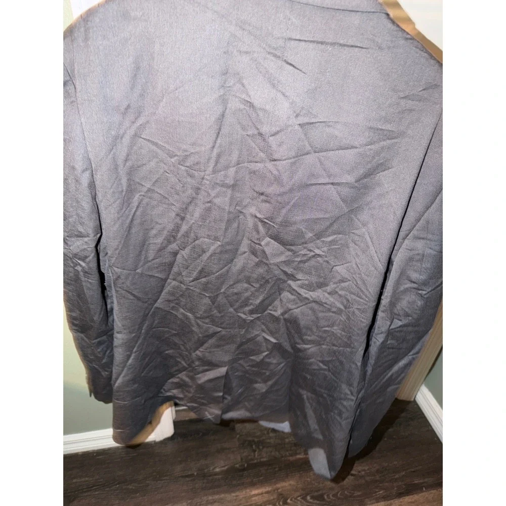 Express Mens Slim Fit Suit Jacket Charcoal Gray Blazer‎ 48S New With Tags